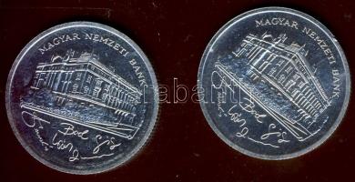 1992. 200Ft Ag "MNB" (2x) T:BU,2