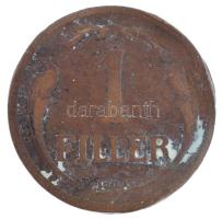 1929. 1f bronz (a legritkább évjárat!) T:F hajlott lemez Adamo P1
