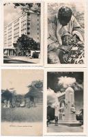 55 db főleg RÉGI szenegáli képeslap: városok és motívumok / 55 mostly pre-1950 Senegalese postcards: towns and folklore motives