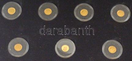 Salamon-szigetek 2013. 1$ Au "Az ókori világ hét csodája" (7xklf, teljes szett), elegáns m...