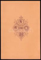 cca 1870 fiatal lány, kabinetfotó, Kózmata Ferencz műterméből, 16x11 cm