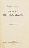 Babits Mihály: Levelek Iris koszorújából. Bp.,1914,Nyugat, 94+2 p. Második kiadás. Korabeli átkötött félvászon-kötésben