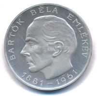 1961. 25Ft Ag "Bartók Béla" T:AU (P) patina, ujjlenyomat, kis karc Adamo EM12