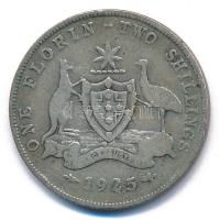 Ausztrália 1925. 1Fl Ag "V. György" T:F
Australia 1925. 1 Florin Ag "George V" ...