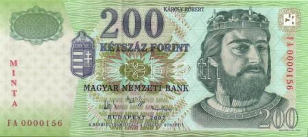 2007. 200Ft "Minta" T:I