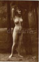 Erotikus meztelen hölgy / Vintage erotic nude lady. Luxe 20. (non PC)