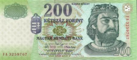 2004. 200Ft (4x) "FA,FC" T:I