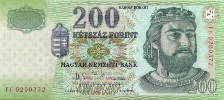 2004. 200Ft (4x) "FA,FC" T:I