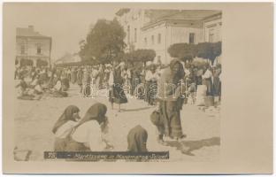 Máramarossziget, Sighetu Marmatiei; Marktszene / piac / market. photo