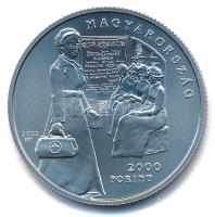2022. 2000Ft Cu-Ni "Hugonnai Vilma, az első magyar orvosnő" T:BU