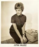 cca 1970 Kb. 20 színész-, színésznő fotó spirálkötéses Hungarofilm mappában, közte Törőcsík Mari, Ha...