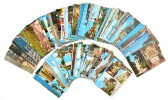 Kb. 100 db MODERN külföldi város képeslap / Cca. 100 modern European town-view postcards