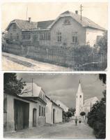 20 db MODERN magyar város képeslap (Képzőművészeti Alap Kiadóvállalat): Vas megye / 20 modern Hungarian town-view postcards from the 50's: Vas county