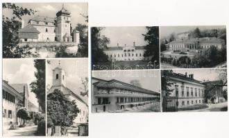 20 db MODERN magyar város képeslap (Képzőművészeti Alap Kiadóvállalat): Vas megye / 20 modern Hungar...