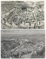 Brassó, Kronstadt, Brasov; 9 db modern erdélyi képeslap / 9 modern Transylvanian postcards