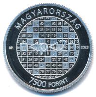 2023. 7500Ft Ag "Magyar származású Wolf-díjasok - Erdős Pál" tanúsítvánnyal T:PP