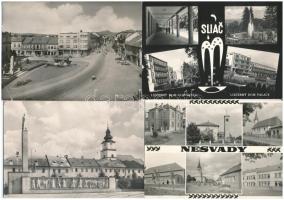 16 db modern felvidéki képeslap kisvárosokról / 16 modern Upper-Hungarian postcards: small towns