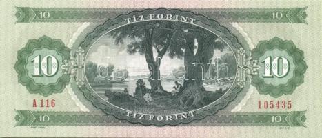 1975. 10Ft világos alapnyomattal T:I