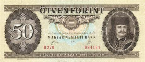 1989. 50Ft "D" (2x) T:I