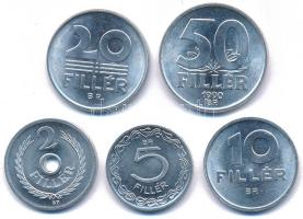 1990. 2f-50f Al (5xklf) T:UNC