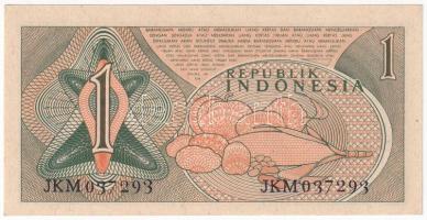 Indonézia 1961. 1R (97x) közte sorszámkövetők T:UNC-XF Indonesia 1961. 1 Rupiah (97x) within consecu...