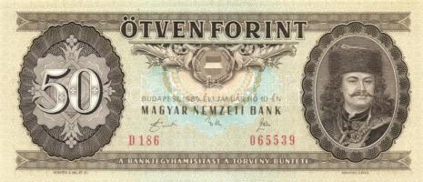 1989. 50Ft "D" (2x) T:I