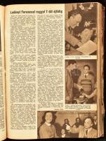 1951-1952 Béke és Szabadság, majdnem teljes két évfolyam bekötve, ajándékozási bejegyzéssel. gazdag ...