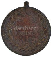 1890. "Bronz Katonai Érdemérem" bronz kitüntetés mellszalag és korona díszítmény nélkül T:...