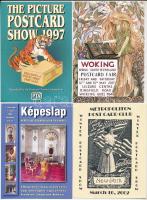 8 db MODERN reklám motívum képeslap kiállításokról / 8 modern advertising motive postcards of World Fairs, expos, exhibitions