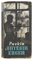 Puskin: Anyégin Eugén. Keresztes-kiadás, 1945, kiadói papírkötésben, elvált gerinccel