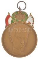 1948. "48-as Díszérem" zománcozott bronz kitüntetés mellszalag nélkül T:AU,XF kis zománchiba Hungary 1948. "Medal of Honour commemorating 1848-1849" enamelled bronze decoration without ribbon C:AU,XF small enamel error NMK 528.