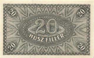 1920. 20f (2x) színvariánsok, elcsúszott alapnyomat T:I + 50f (5x) alapnyomat elcsúszásokkal T:I,I- ...