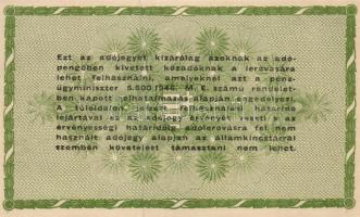 1946. 50.000AP vízjeles papíron, sorozat- és sorszám nélkül, vízjel szabályosan áll T:I