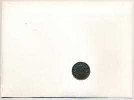 Jemen 1985. 50f Cu-Ni felbélyegzett borítékban, bélyegzéssel, német nyelvű leírással T:UNC Yemen 198...