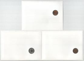 5db-os érmés boríték tétel, mind különféle és német nyelvű tájékoztatóval, benne: Finnország / Aland...