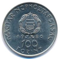 1980. 100Ft Ni "Szovjet-magyar közös űrrepülés" T:AU Adamo EM61