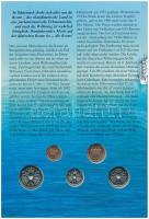 Dánia 2002-2004. 25ö-5K (5xklf) forgalmi összeállítás díszlapon, német nyelvű tájékozatóval T:UNC,AU...