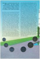 India 1996-2000. 10p-5R (6xklf) forgalmi összeállítás díszlapon, német nyelvű tájékoztatóval T:UNC,A...