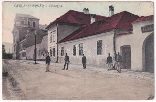 1917 Gyulafehérvár, Alba Iulia; Csillagda (csillagvizsgáló), katonák / observatory, K.u.K. soldiers (EK)