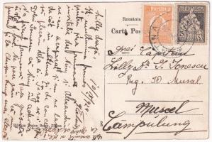 1924 Zalatna, Zlatna; Vedere generala, Bisericile romane, Gara, Primaria, Valea bulzului / látkép té...