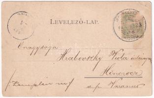 1902 Rónaszék, Rohnen, Costiui; Appaffy (Apafi) sóbánya bejárata. Wizner és Dávid kiadása / salt min...