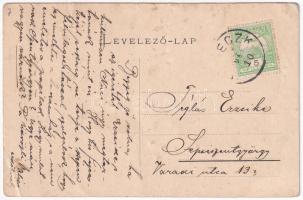 Bereck, Bereczk, Bretcu; Tanácsház és paplak. Bogdán F. fényképész / town hall, parish (r)