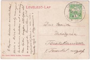 1913 Verespatak, Goldbach, Rosia Montana; Privát zúzda, aranybánya. Oprea Miklós kiadása / gold mine...