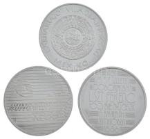 Bognár György (1944-) 1986. "Labdarúgó Világbajnokság Mexikó" Al emlékérem (32mm) + Fülöp ...