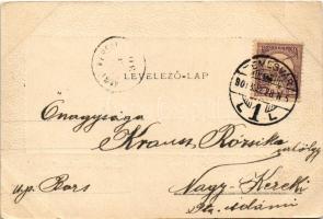 1901 Ocskay brigadéros, Herczeg Ferenctől. Excelsior fényirda (EB)