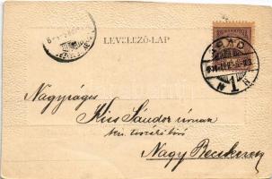 1901 Ocskay brigadéros, Herczeg Ferenctől. Excelsior fényirda (vágott / cut)