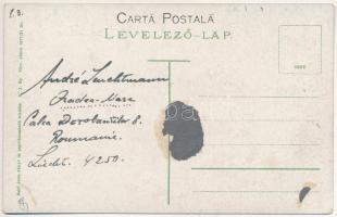 Nagyvárad, Oradea; Primaria / Városháza / town hall (ragasztónyom / glue marks)