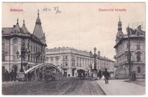 1910 Kolozsvár, Cluj; Szamos híd környéke / Somes river bridge (EK)