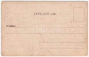 Kolozsvár, Cluj; Sétatéri kioszk. Kováts P. Fiai kiadása / park, kiosk (EK)