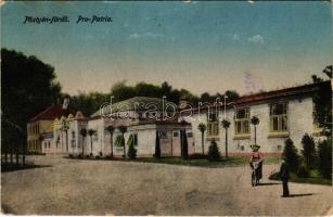 1918 Pöstyén, Piestany; Pro Patria katonai szanatórium / military sanatorium, spa + "Rotes Kreuz Kriegsspital in Pöstyén IV. Gruppe" (EK)